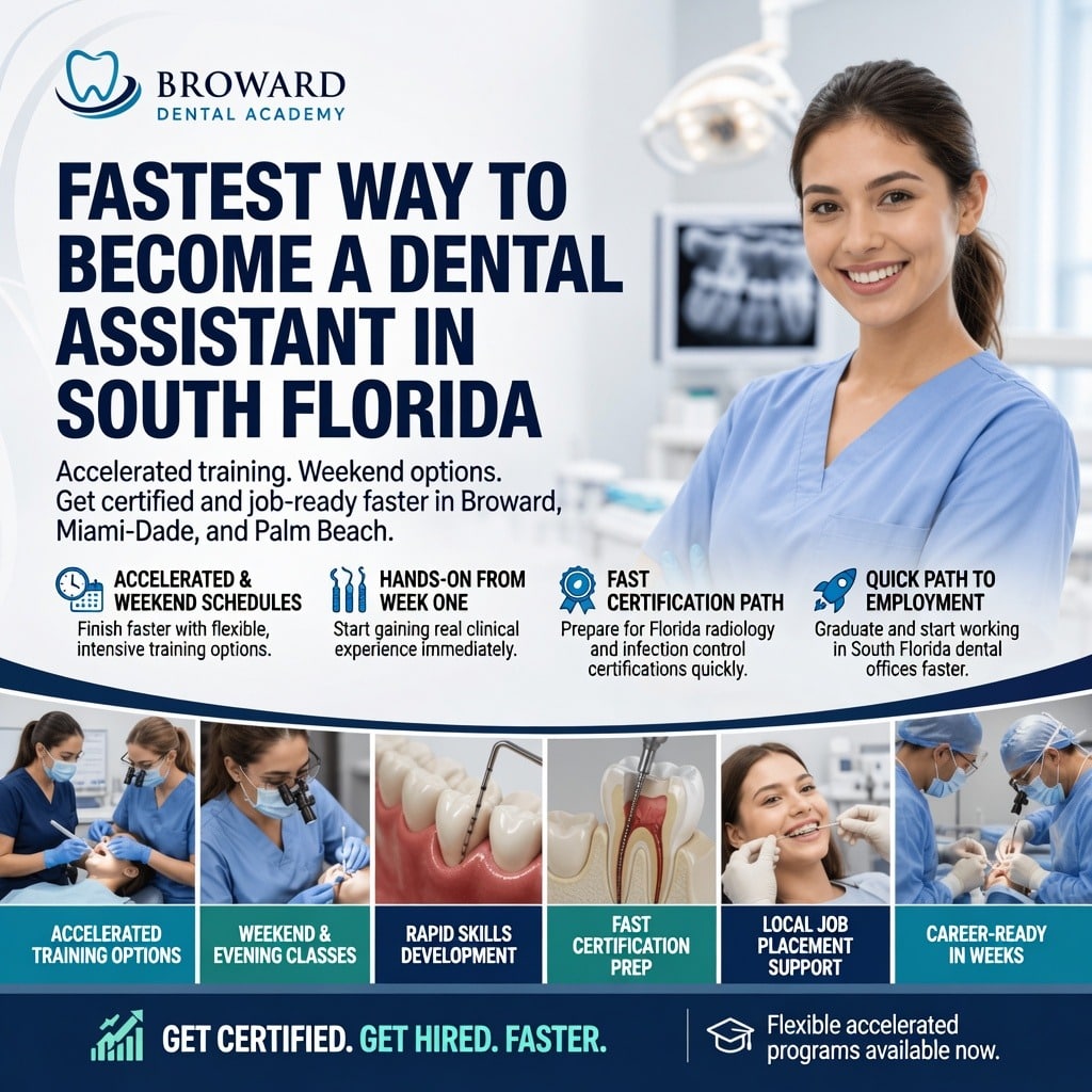 Fastest Way to Become a Dental Assistant in South Florida