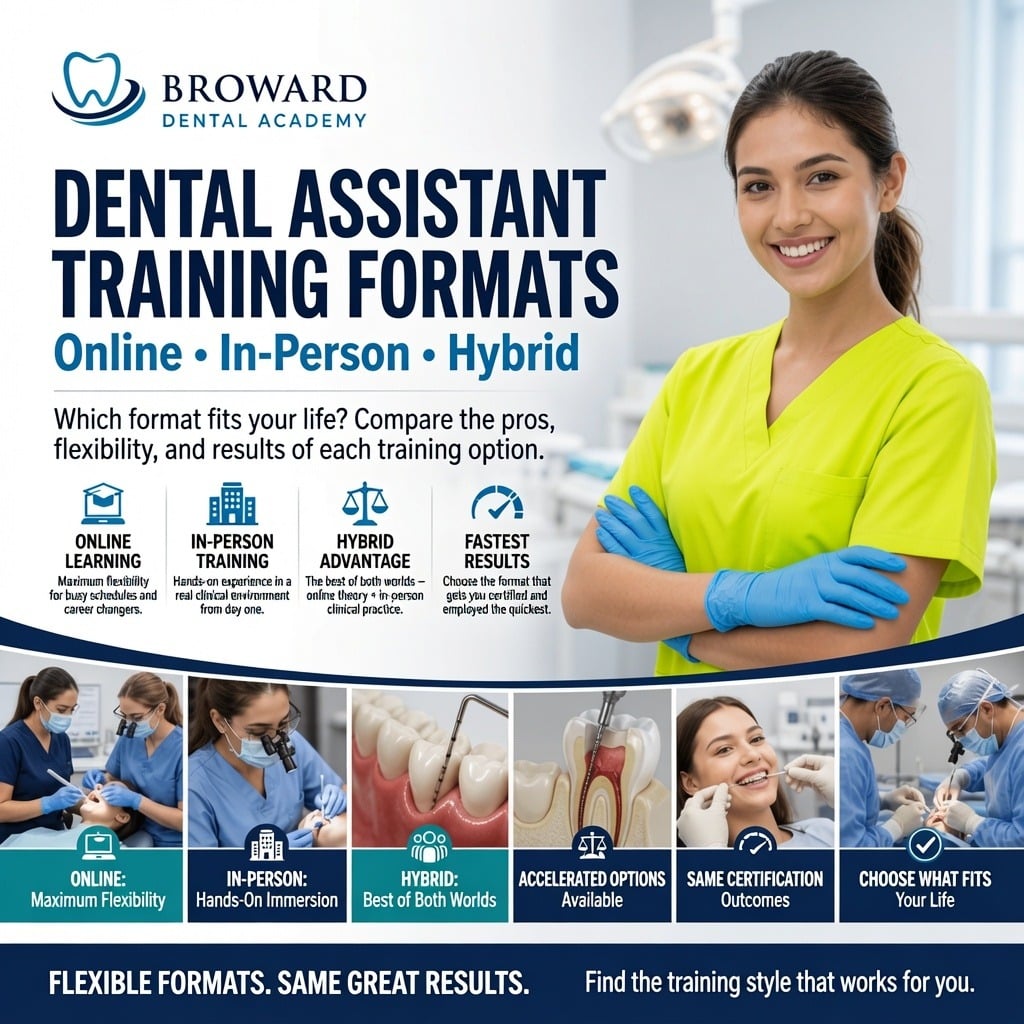 Dental Assistant Training Formats