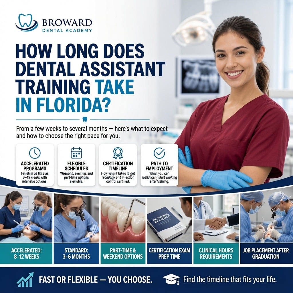 How Long Does Dental Assistant Training Take in Florida?
