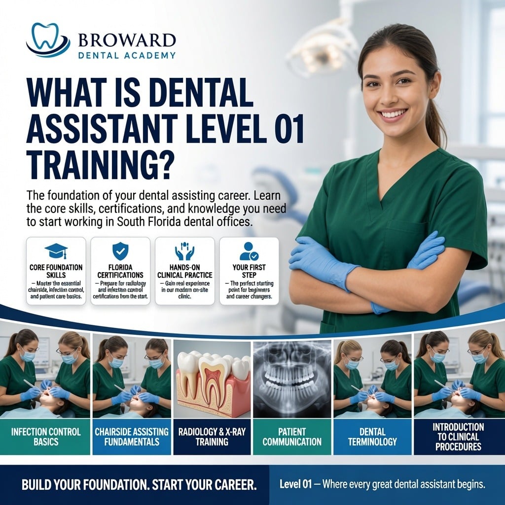 What is Dental Assistant Level 01 Training?