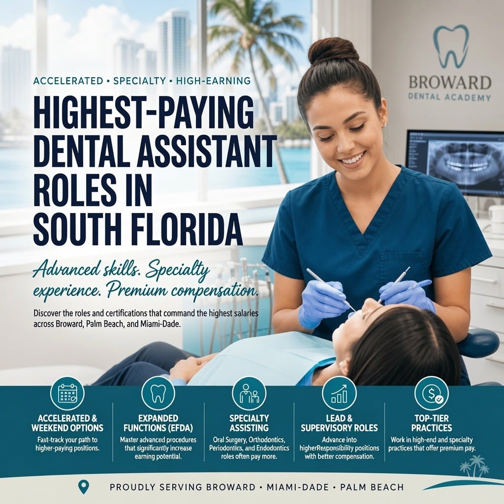 Highest-Paying Dental Assistant Roles in South Florida