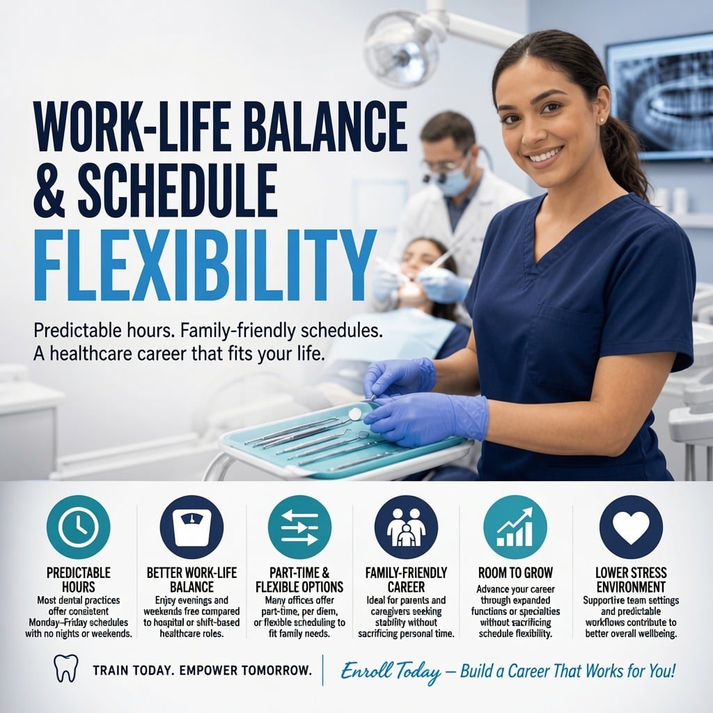 Dental Assistant Work-Life Balance & Schedule Flexibility