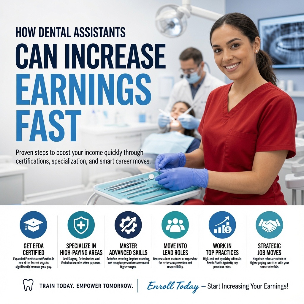 How Dental Assistants Can Increase Earnings Fast