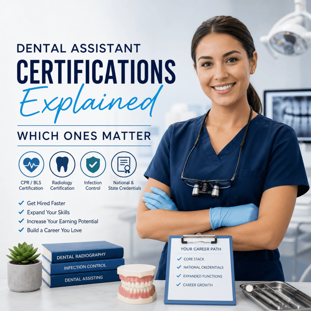 Dental Assistant Certifications Explained – Which Ones Matter
