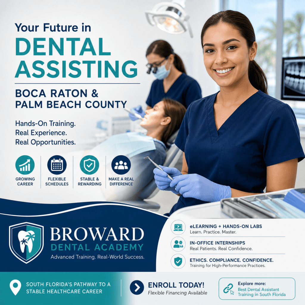 Dental Assistant Training Boca Raton & Palm Beach County