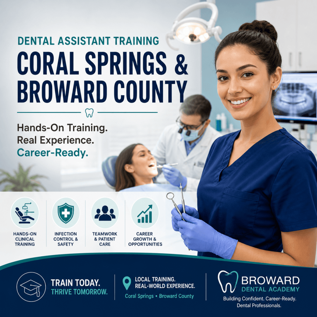 Dental Assistant Training Coral Springs & Broward County