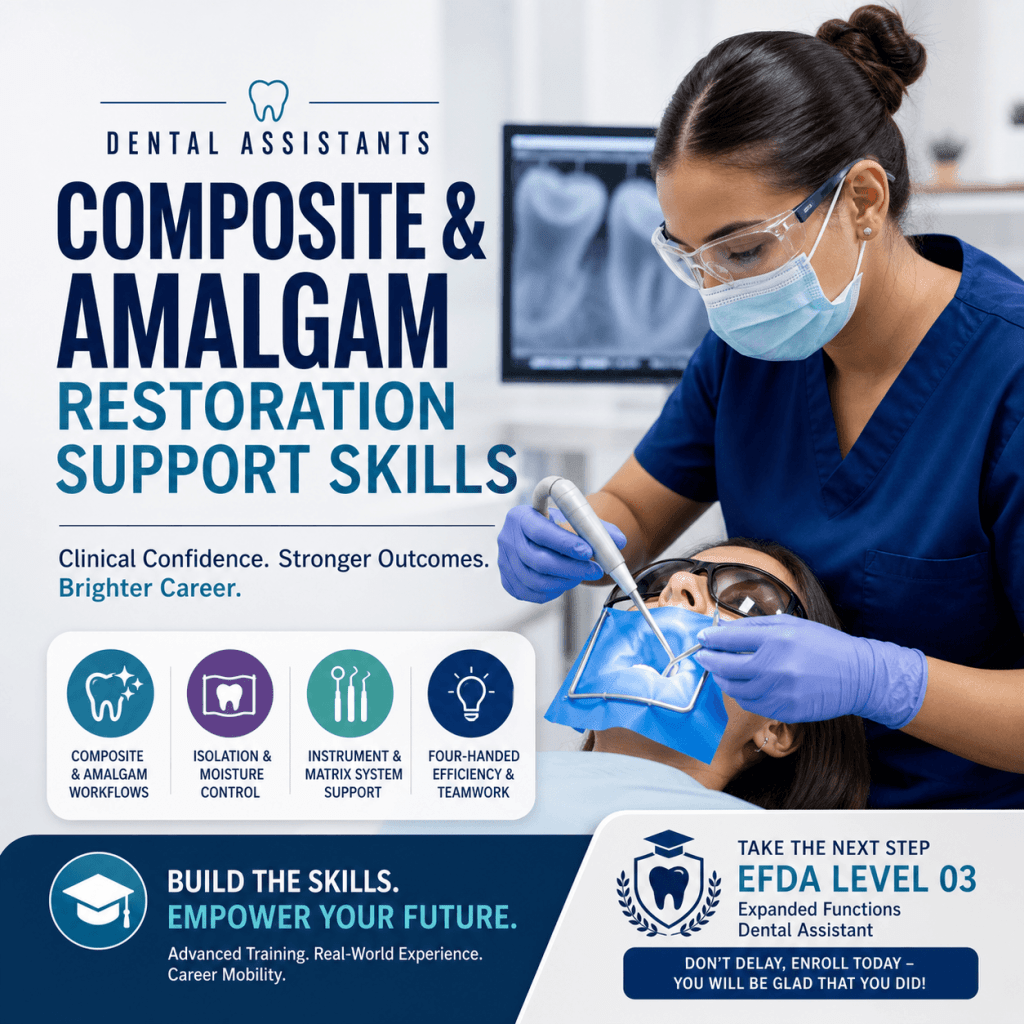 Dental Assistants - Composite & Amalgam Restoration Support Skills