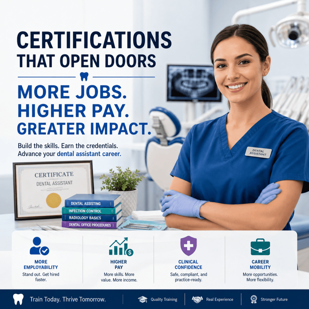 Dental Assistants How Certifications Increase Employability & Pay