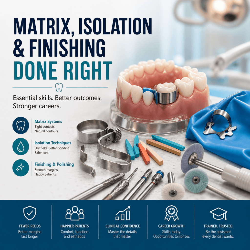Dental Assistants - Matrix Systems, Isolation & Finishing Techniques