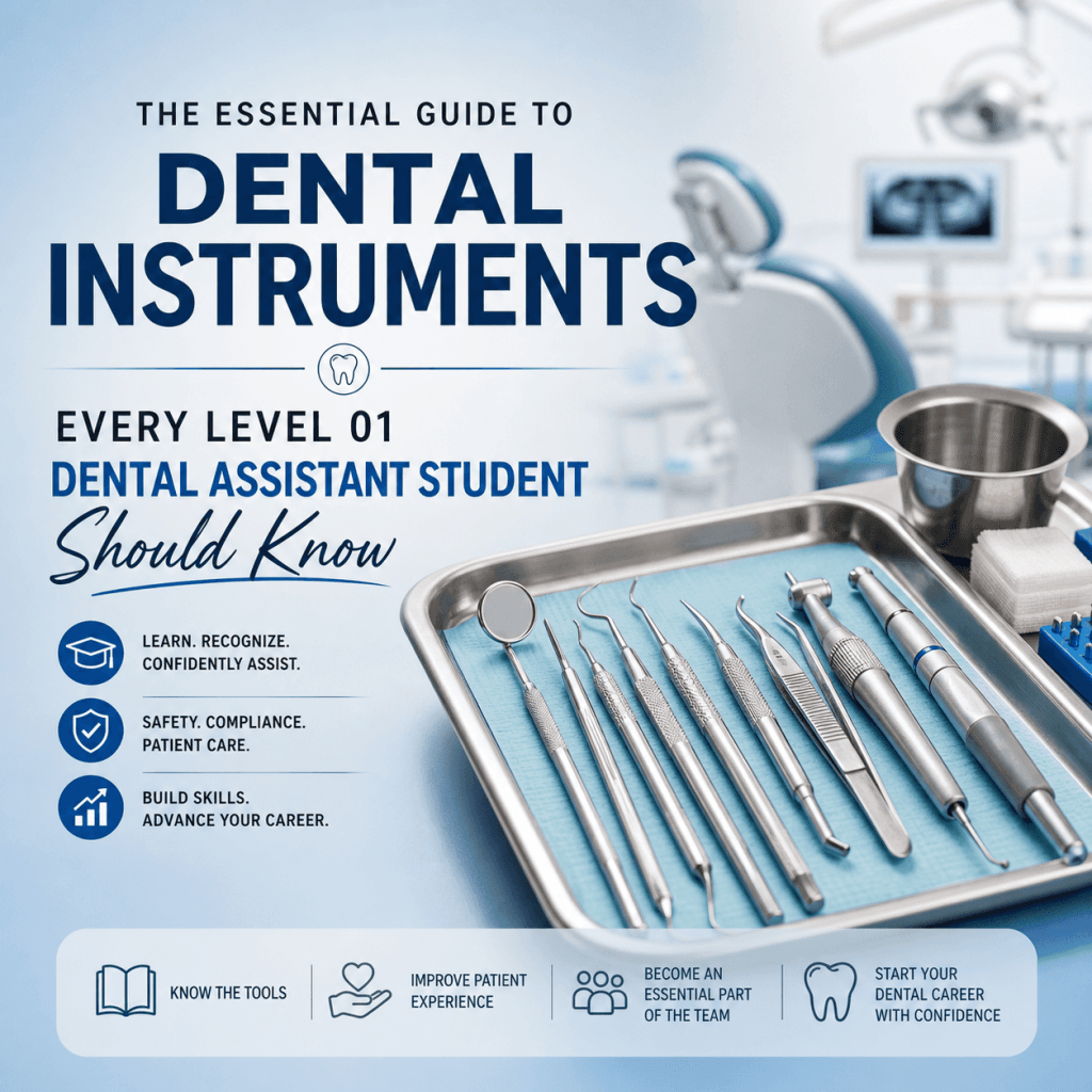 Dental Instruments That Every Dental Assistants Level 01 Student Should Know