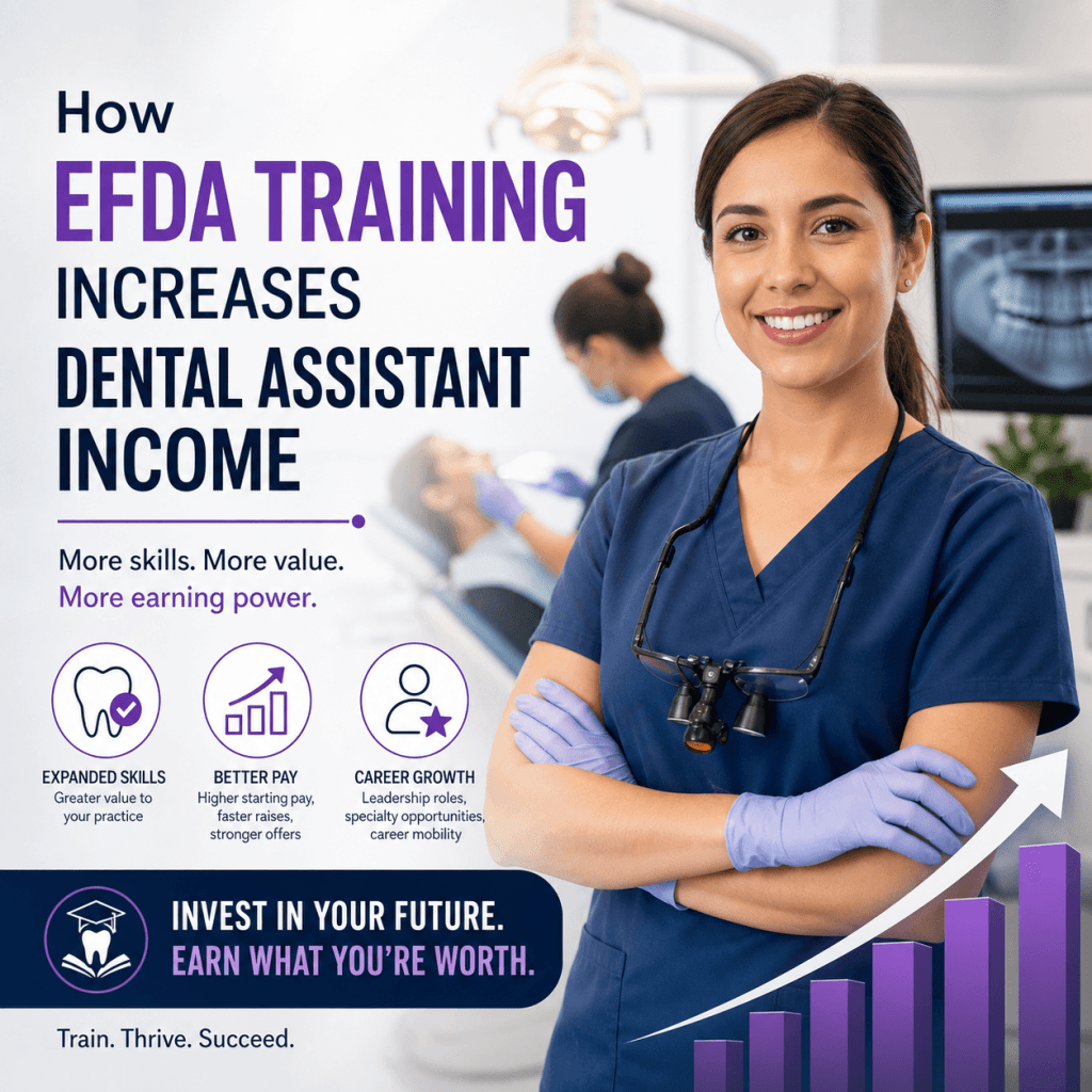 How EFDA Training Increases Dental Assistant Income