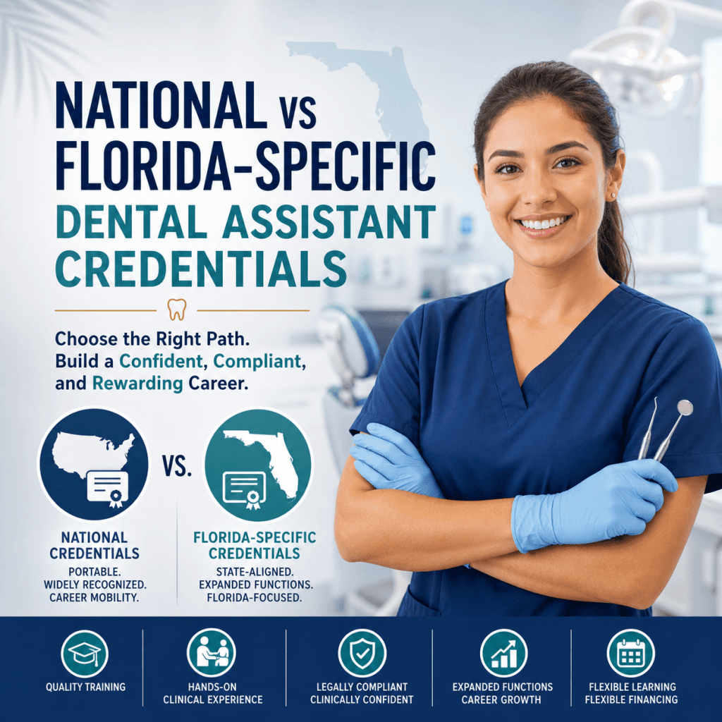 National vs Florida-Specific Dental Assistant Credentials