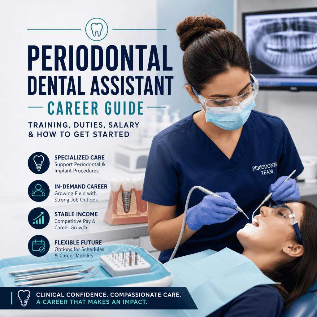 Periodontal Dental Assistant Career Guide: Training, Duties, Salary & How to Get Started