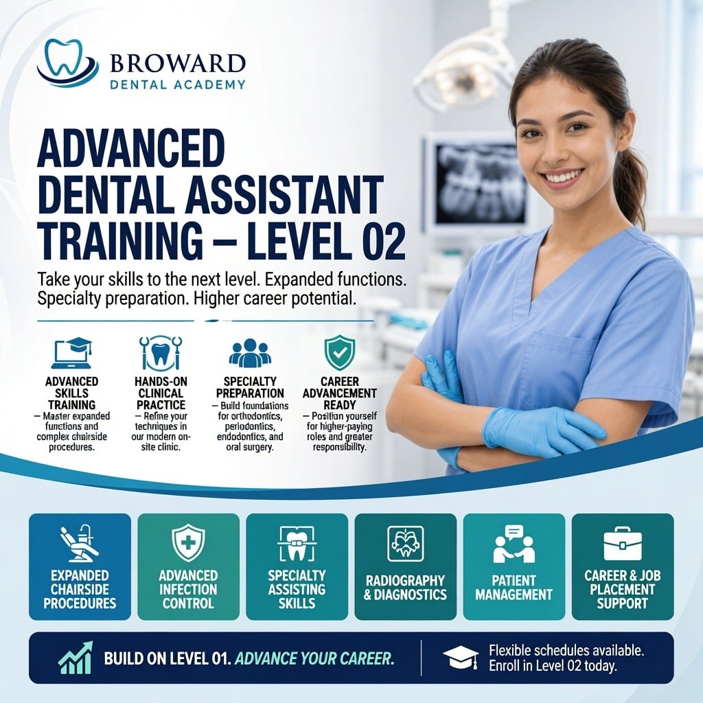 Advanced Dental Assistant Training – Level 02