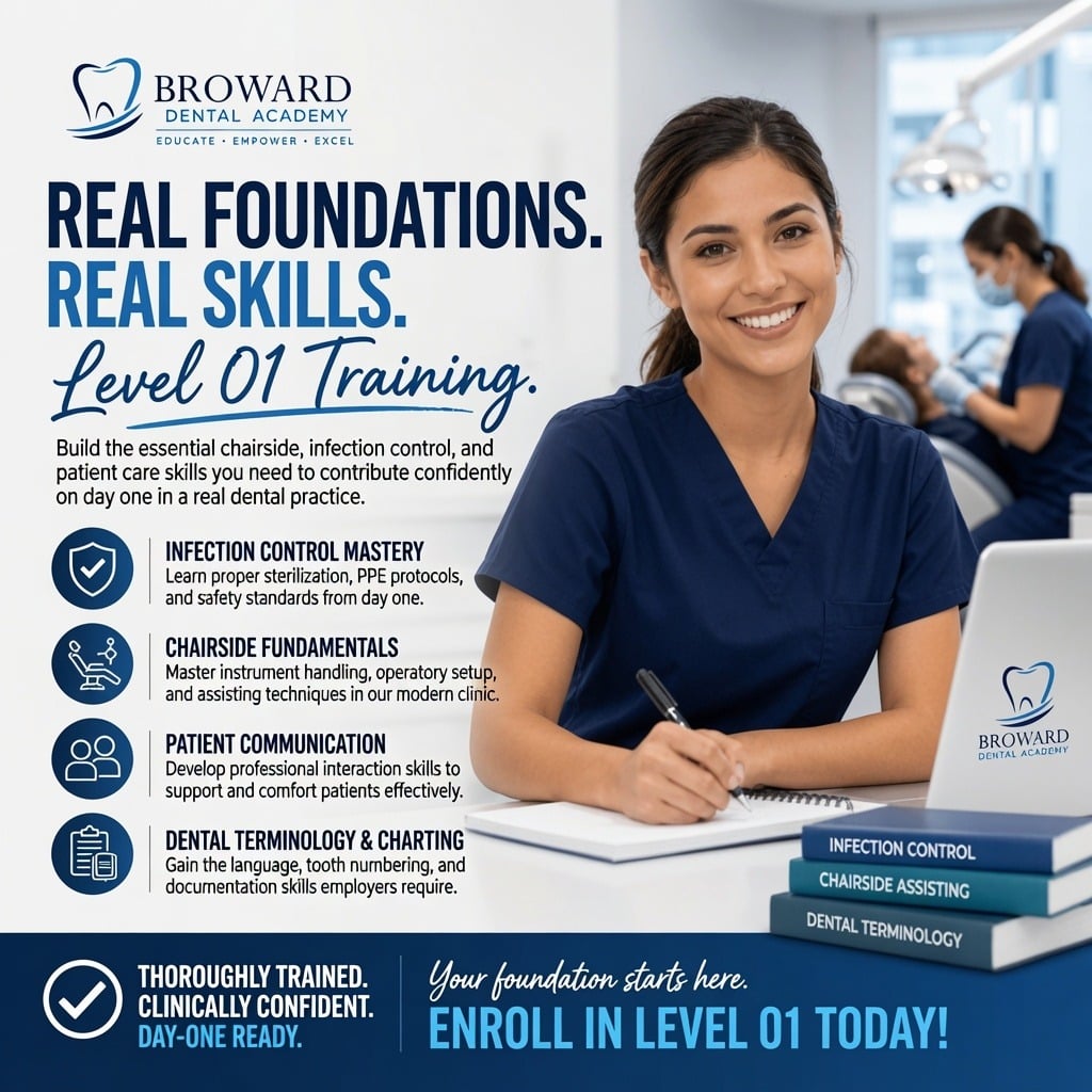 Dental Assistant Level 01 Training