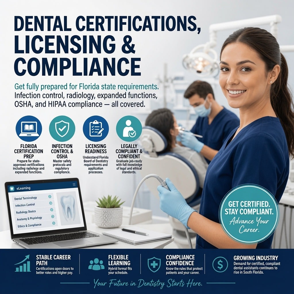 Dental Certifications, Licensing & Compliance