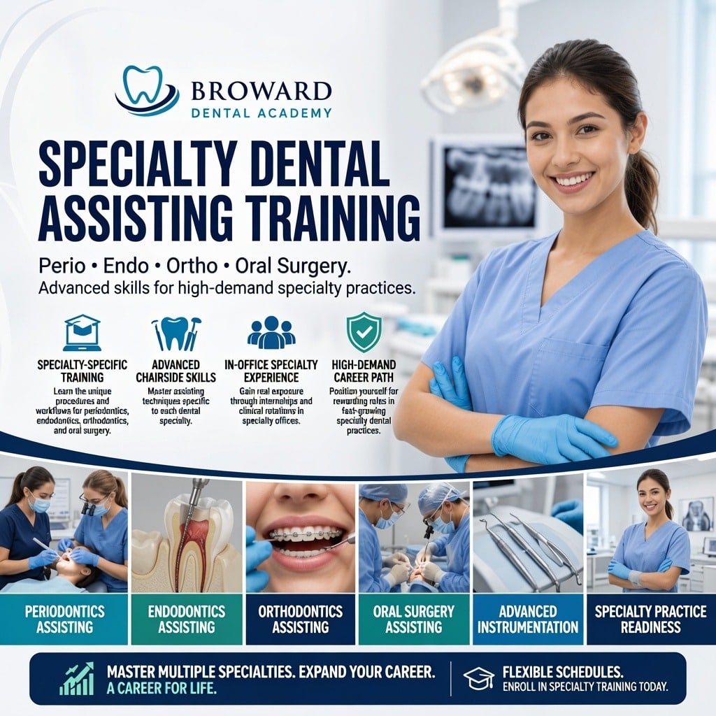 Specialty Dental Assisting Training (Perio • Endo • Ortho • Oral Surgery)