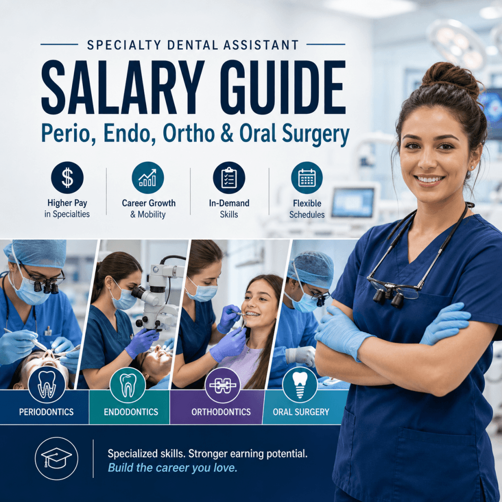 Specialty Dental Assistant Salary Guide: Perio, Endo, Ortho & Oral Surgery