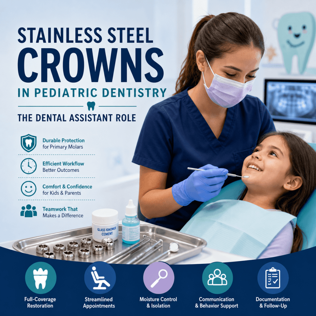 Stainless Steel Crowns in Pediatric Dentistry – Dental Assistant Role