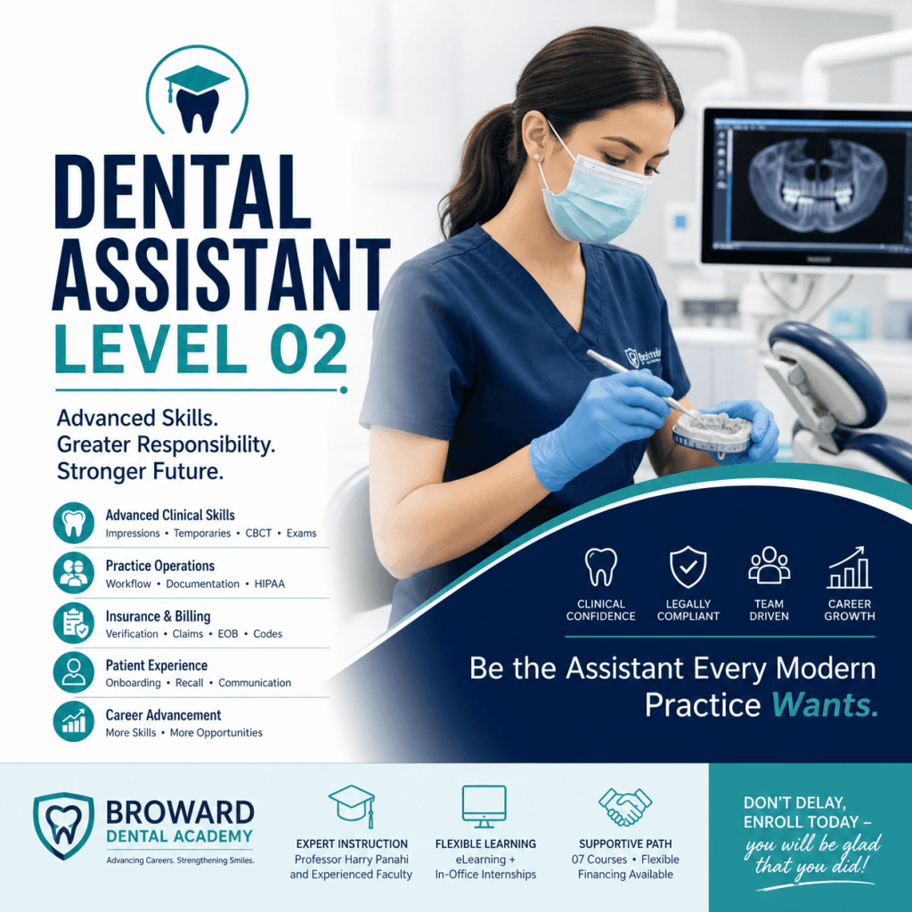 What Is Dental Assistant Level 02 Training?