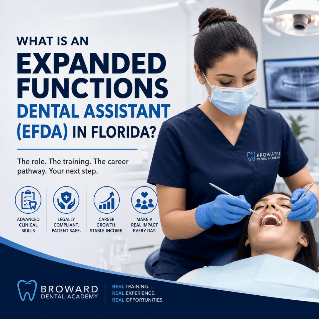 What is an Expanded Functions Dental Assistant (EFDA) in Florida?