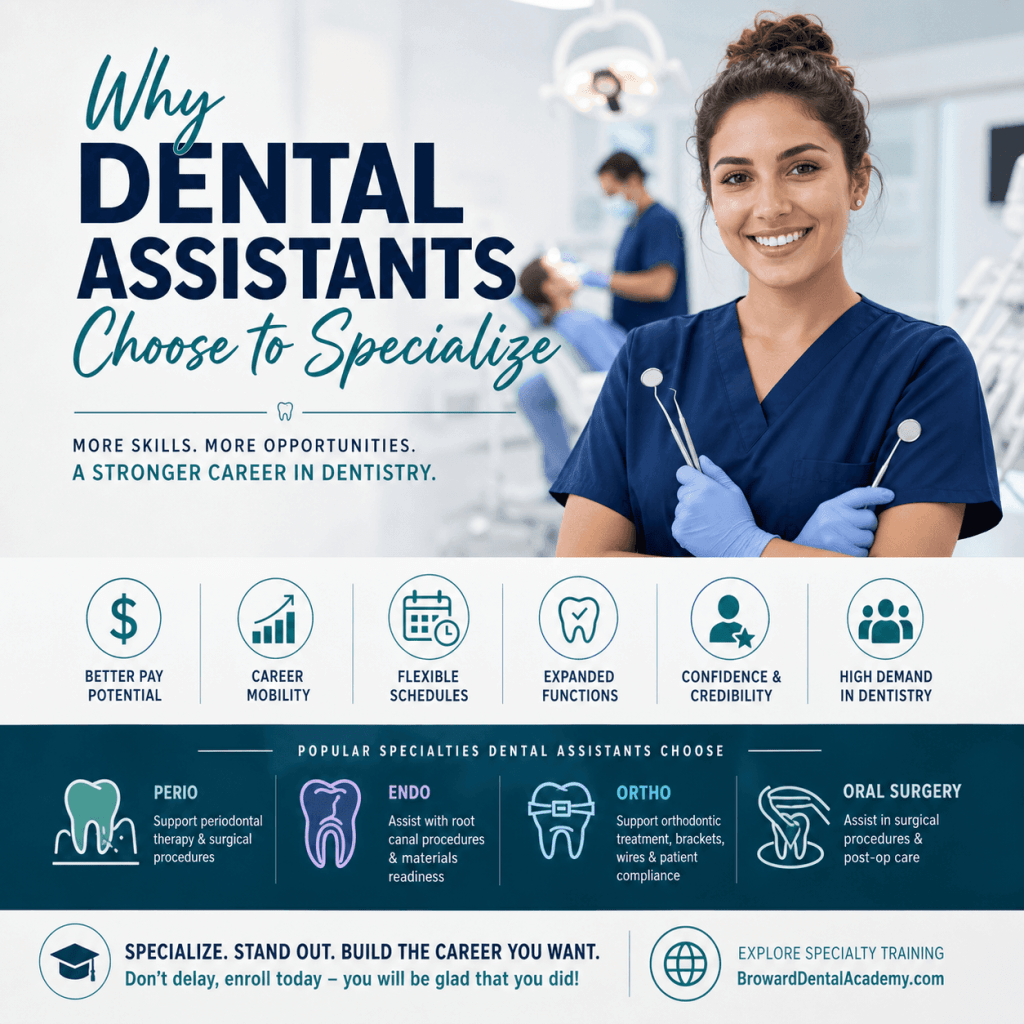 Why Dental Assistants Choose to Specialize